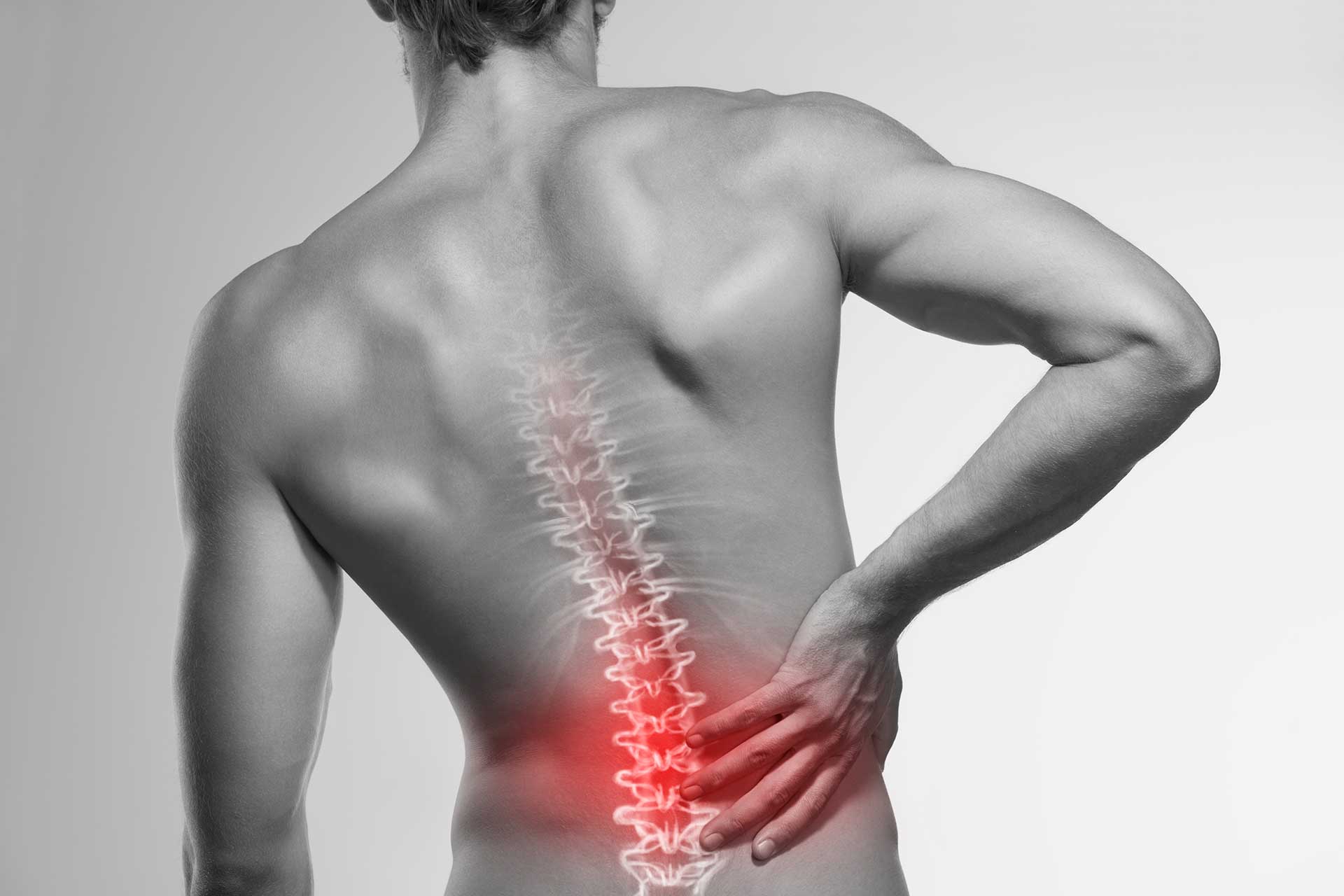 Patient receiving back pain treatment at Mosaic Spine & Knee